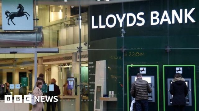 Lloyds profits drop 28% after bumper 2023
