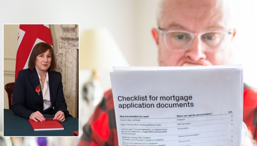 'Major blow' for millions of homeowners as mortgage rates to rise after Rachel Reeves's Budget