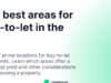 The best areas for buy-to-let in the UK
