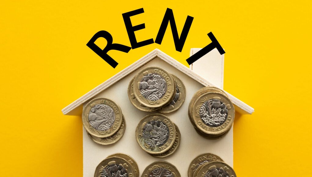 Rents are £417 a month higher than five years ago