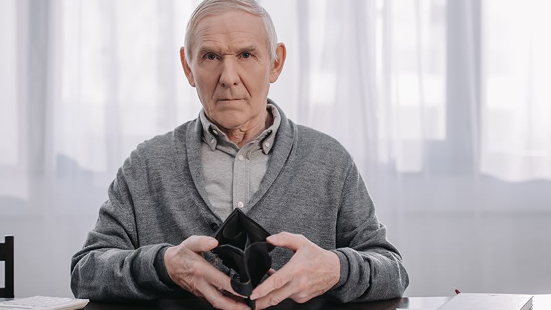Over 70s renters spend nearly half their income on rent